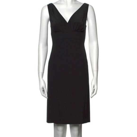 Narciso Rodriguez Black Mini Dress Sleeveless - Picture 1 of 10